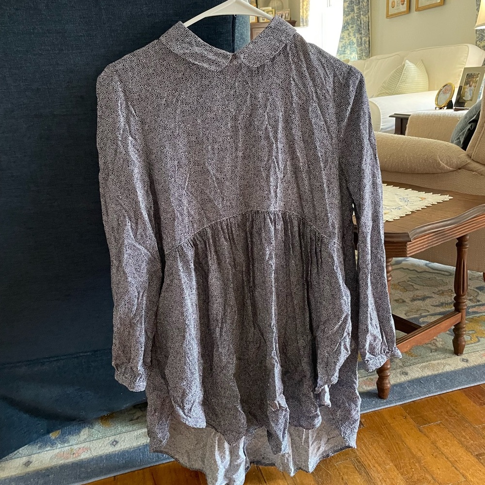 Anthropologie Collared Tunic Shirt